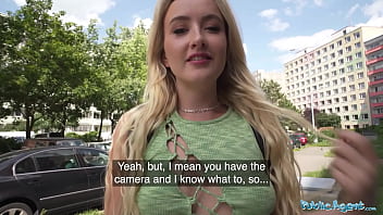Hot Young Blonde Slut Begs Strangers For Massive Cocks To Film Her Filthy Content