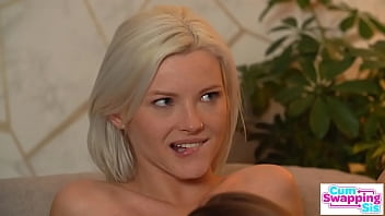 Sizzling Stepsister Zazie Serves Stepbrother’s Load To Her Ravenous Girlfriend Olivia