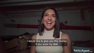 Sultry Brunette Biology Student Gets Drenched On A Stranger’s Hard Cock