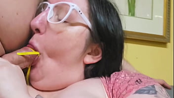 Amateur Milf’s Sloppy Deep Throat Skills On Display As She Gives Her Husband A Messy, Enthusiastic Blowjob In Homemade Porn