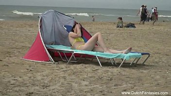Dutch Teen Gets A Wild Outdoor Beach Massage That Turns Into A Steamy Fuck Session