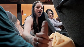 Sneaky Public Bus Fuck With A Naughty Teen