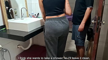 Seducing The Maid In The Steamy Bathroom While My Oblivious Wife Bakes In The Sun