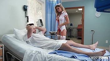 Voluptuous Blonde Milf Nurse Jessa Rhodes Tends To James Deen’s Massive Swelling With A Deep, Wet, Gagging Blowjob