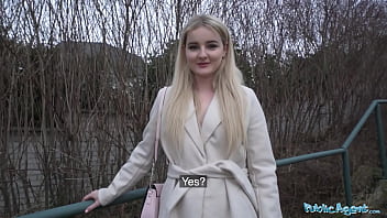 Sizzling California Blonde Takes A Massive European Rod For A Wild Public Ride