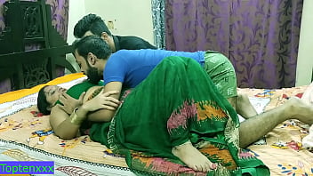 Sultry Indian Milf Aunty Gets Railed By Two Men, Moaning With Raw Passion And Dirty Talk