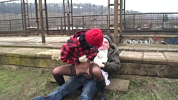 Stepdaddy’s Rough Outdoor Pounding For His Tight Teen Stepdaughter