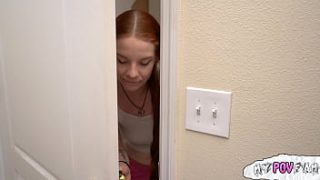 Naughty Ginger Teen’s Prank On Step-dad Turns Into A Steamy Surprise