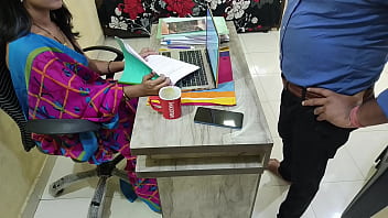 Sizzling Indian Boss Lady Gets Wild Office Romp With Her Young Assistant – Steamy Hindi Audio