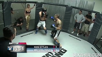 Champion Fighter Pounds Sophie Dee’s Massive Tits With Raw, Hardcore Force
