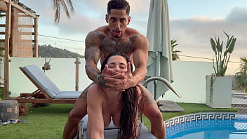 Slick And Slippery: A Wild Poolside Fuck Session