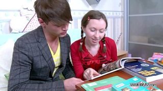 Naive Coed Submits To Her Professor’s Forbidden Anal Lessons