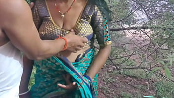 Sultry Desi Santhali Bhabhi Gets Wild Outdoor Pounding