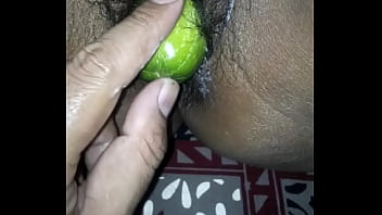 Desi Wife Hungrily Devours A Thick, Juicy Cucumber