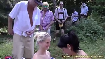 Feral Teutonic Forest Fuck Fest: A Raw, Sweaty Gangbang Under The Canopy