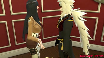 Jiraiya Y Su Club De Fans Calientes Se Desatan En Una Orgía Salvaje Con Sunade, Que Gime Al Sentir Sus Tetas Rebotar Y El Semen Hirviendo Llenándola Por Dentro.