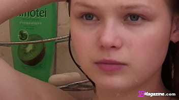 Long-haired Teen Bianca, 19, Gets Naughty And Plays With Herself In The Bathroom.