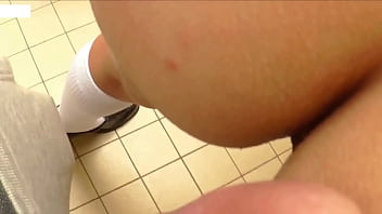 Young Student Gets Filled By Her Teacher In A Risky Public Restroom Encounter