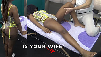 Is That Your Wife Watching As This Young Stud Gets A Sensual, Lotion-slicked Rubdown From An Experienced Older Masseur?