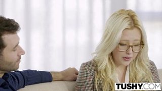 Samantha Rone’s Blonde Ass Gets Stretched Wide In Her First Anal Debut