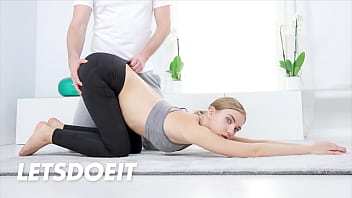 Flexible Fitness Vixen Oxana Chic Gets Her Tight Body Stretched And Filled With Raw Passion After A Sweaty Yoga Session