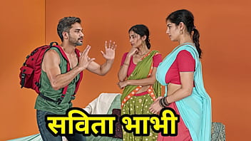 Sultry Desi Indian Savita Bhabhi And Piya Bhabhi Get Ravished By A Hung Stranger