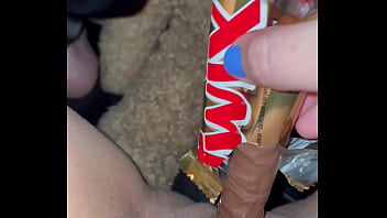 Creamy Cappuccino And Sweet Twix Chocolate Stuffed Deep Inside My 18-year-old Virgin Pink Pussy—kinky Food Fetish Long Porn As This Saudi Amateur Arabian Snowwhite From Los Angeles Gets Herself Off With Moans And Begs For A Big Black Cock From The Usa