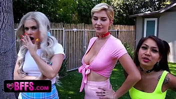 Cosplay Cuties And Their Fishnets: A Lucky Stud’s Power-draining Threesome