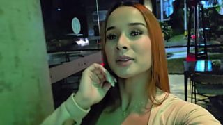 Colombian Teen Abella Olsen Gets Wild With A Stranger In A Risky Public Bathroom Fuck At A Restaurant