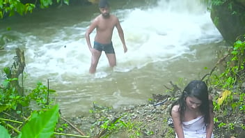 Savage Indian Lovers Unleash Raw, Riverside Passion In A Secluded Lodge