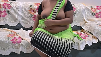 Voluptuous Bhabhi Bares Her Luscious Natural Tits For Your Hungry Eyes