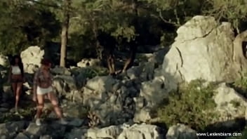 Sweaty Sapphic Tryst: European Vixens Devour Each Other