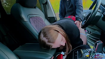Car Slut Sucks Cock And Gets Pounded After Catching A Public Jerk – Pov