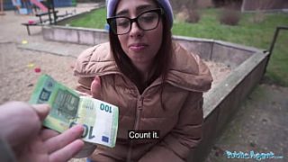 Public Agent Ale Danger Shows Off Her Incredible Deepthroat Skills, Taking Every Inch Of A Massive, Thick Cock Down Her Throat.