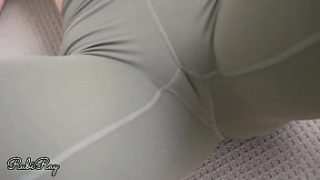 Filling My Step Sister’s Tight Yoga Pants With A Hot Load Before She Hits The Gym