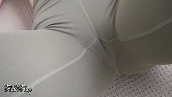 Filling My Step Sister’s Tight Yoga Pants With A Hot Load Before She Hits The Gym