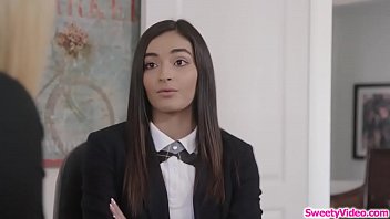 Naughty Little Student Gets Her Wet Pussy Devoured By Her Mature Dean