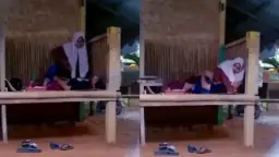 Abg Hijab Hot Menggoda Bercinta Liar Di Gubuk