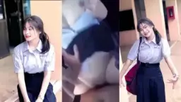 Gadis Sekolah Dasar Yang Cantik Dibawa Guru Ke Mobil Untuk Digitui