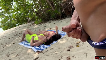 Sizzling Seaside Seduction: Stepmom And Stepdaughter Dare To Flash And Finish With A Risky Facial