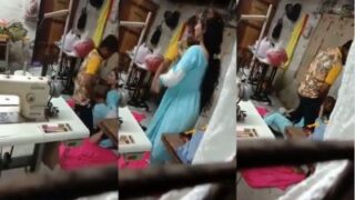 Master Tailor Takes His Luscious Client Hard And Rough On The Fitting Room Floor