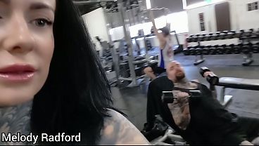 Sweaty, Sculpted Goddess Dominating The Iron Temple