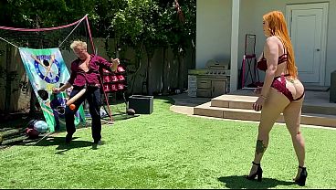 Voluptuous Ginger Milf Teases Her Step-son’s Massive Pale Shaft In A Game Of Temptation