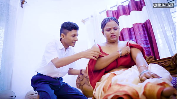 Young Desi Stud Pounds His Stepmother’s Throat, Unleashing A Thick Load In Her Mouth