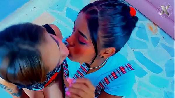 Double The Pleasure: Two Latina Beauties On Their Knees, Ready To Serve