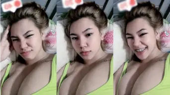 Tiktoker Cantik Pamer Belahan Dada Montok Yang Menggoda