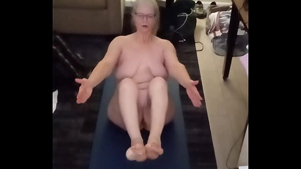 Bend Over And Breathe: A Sweaty Morning Yoga Session With A Voluptuous Milf