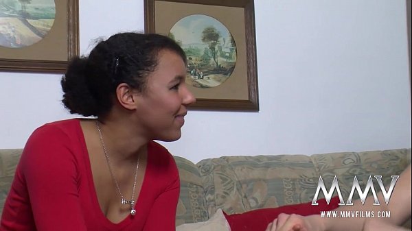 Timid Ebony Teen’s First Foray Into Sensual Cinema