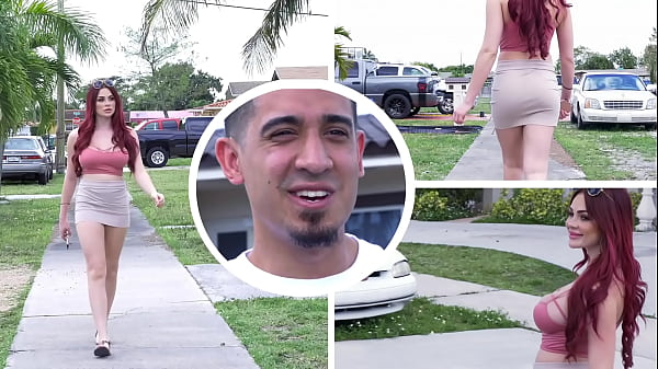 Freckled Redhead Pawg Skyla Novea Lends A Hand—and More—to Her Lucky Neighbor