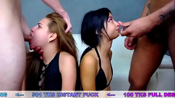 Lusty Latina Sluts Slobber All Over Her Gaping Throat